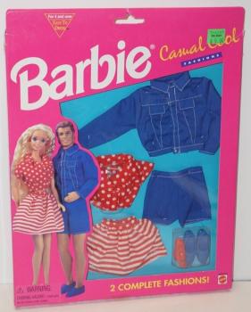 Mattel - Barbie - Casual Cool Fashions - Stripes & Dots - наряд